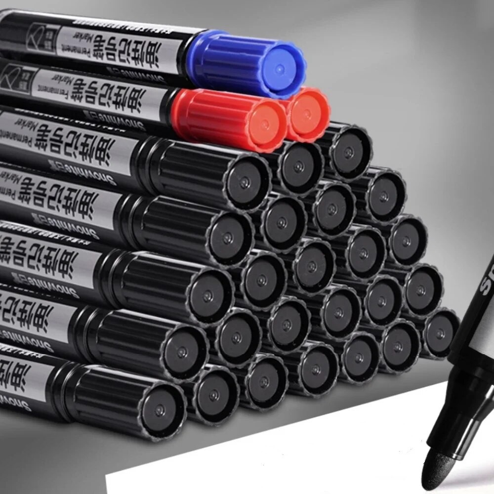 

10pcs Oil Based Paint Pen Quick Dry and Waterproof Marker for Rock, Wood, Fabric, Plastic, Canvas, Glass, Mugs