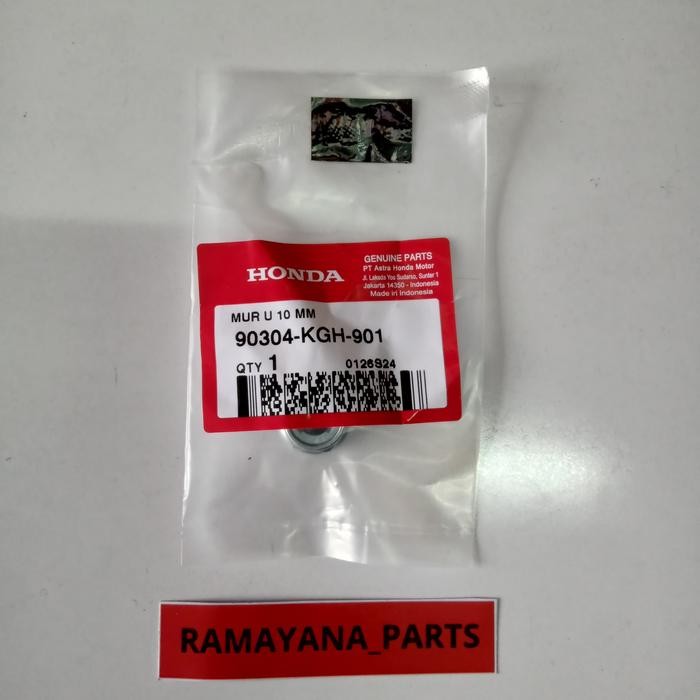 Nut U 10mm New PCX 150 GL Pro Vario 125 FI Vario 125 FI CBS Vario 125 eSP 90304KGH901