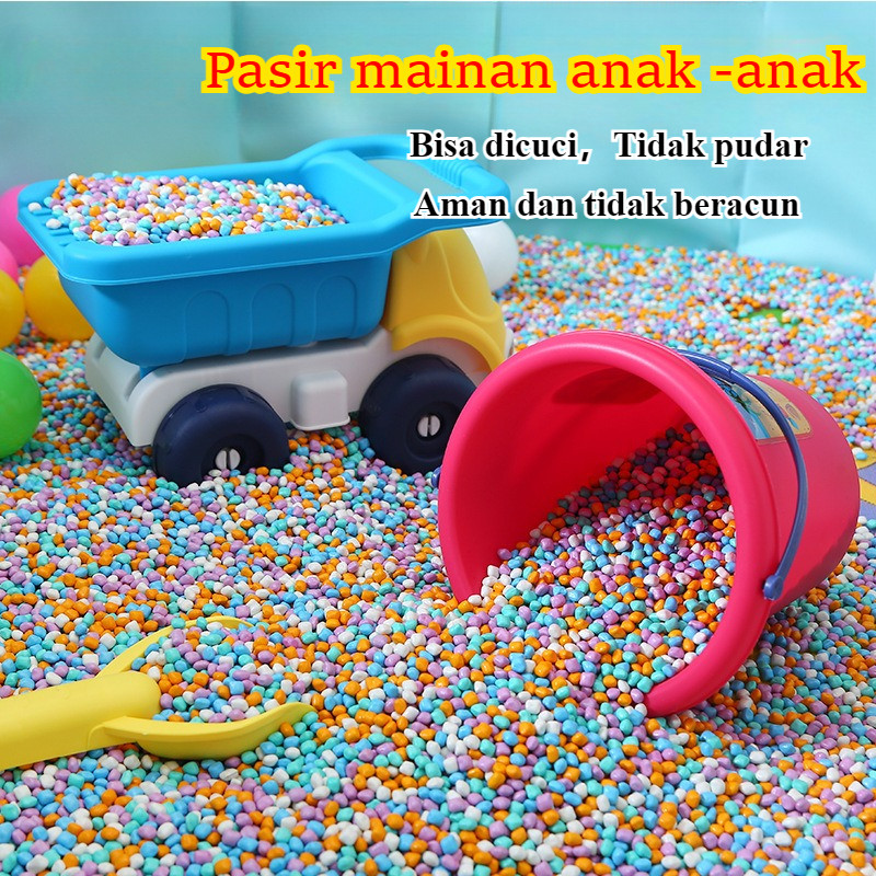 CASSIA SEED SAND POOL - kolam pasir batu cassia seed mainan motorik anak wammebear MDY