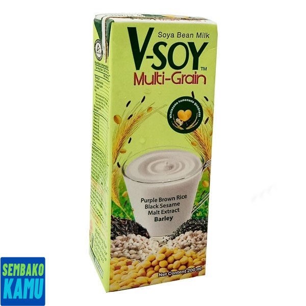 

V-Soy Multi grain Soymilk 200 ml - Susu