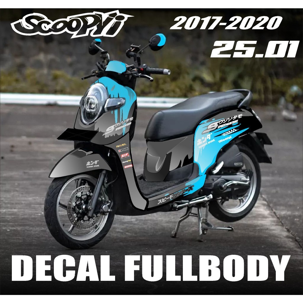 (COD) DECAL TERBARU SCOOPY 2017 TAHUN 2017 2018 2019 2020 SCOOPY 2017 FULL BODY SCOOPY 2017 VARIASI 