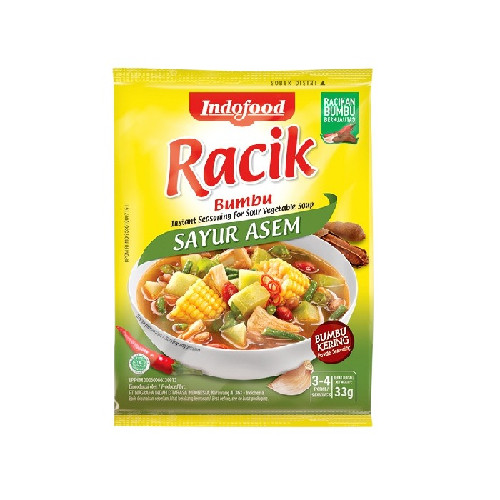 

INDOFOOD B.RACIK SAYUR ASEM 33GR