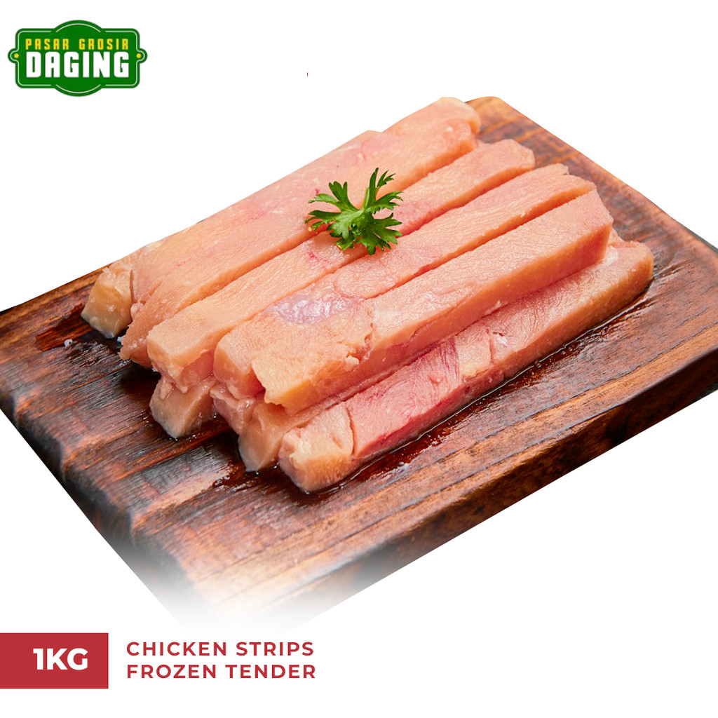 

Chicken Strips Frozen Tender 1kg - Pasar Grosir Dading