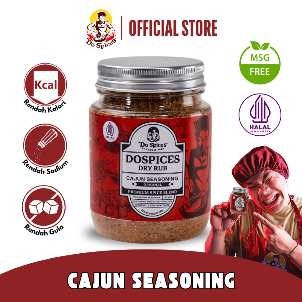 

New Do Spices Healthy Dry Rub Bumbu Marinasi Rendah Kalori [Cajun seasoning] Rempah-RempahPremium