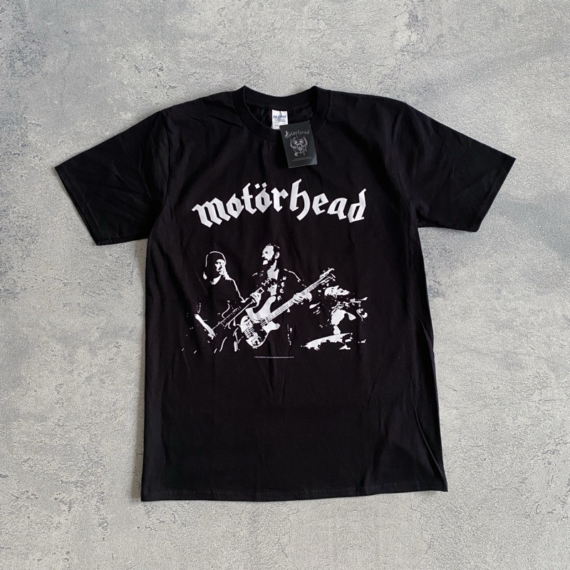 T-Shirt Motorhead - Rock N Roll Band Bahan Cotton Combed 24s
