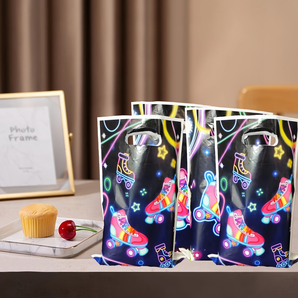 

10-30-piece roller skates star circle gift bag birthday party candy cake gift bag wedding gifts and gifts.