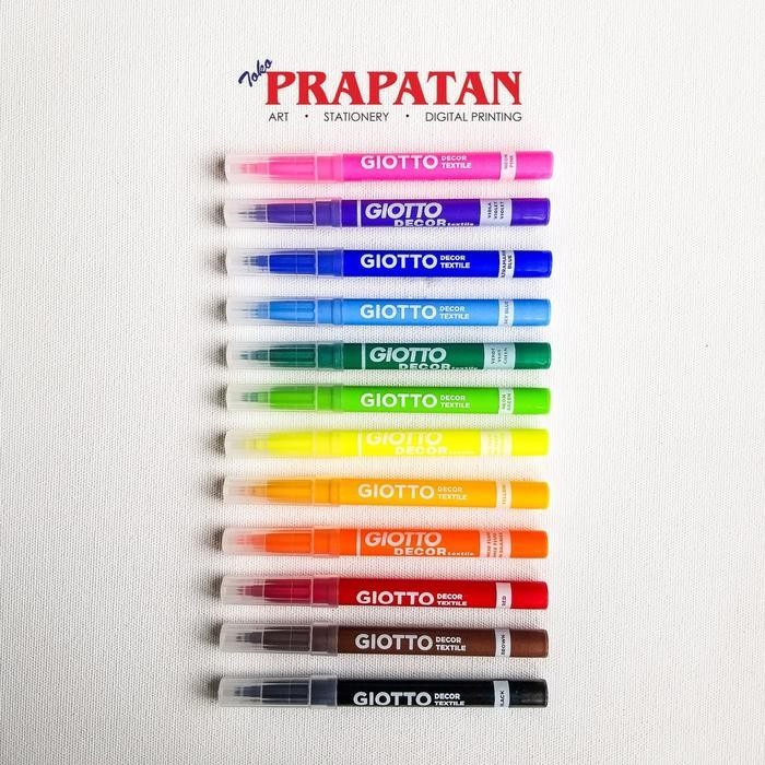

TERLARIS! Giotto Decor Textile / Spidol kain / Textile Marker - Neon Orange