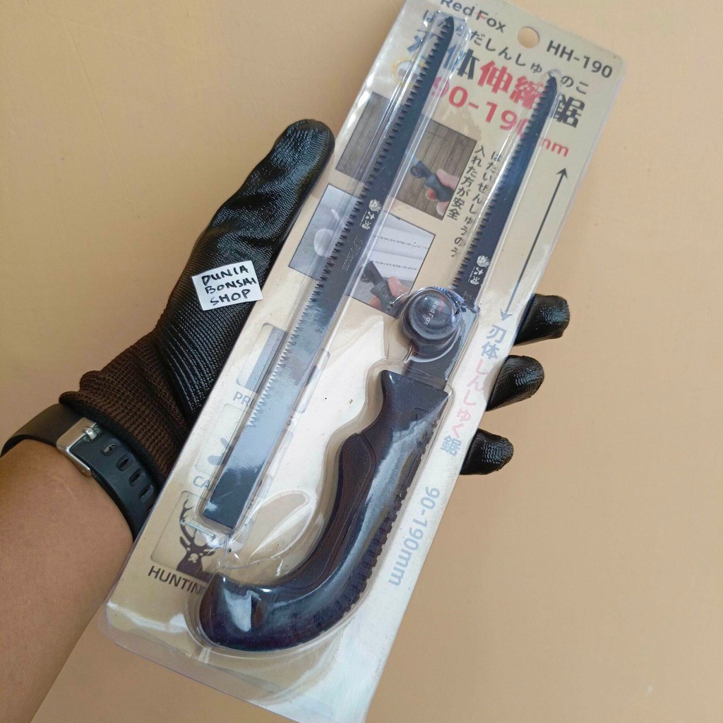 

Gergaji Bosai import limited edition RED FOX HH-190 26cm