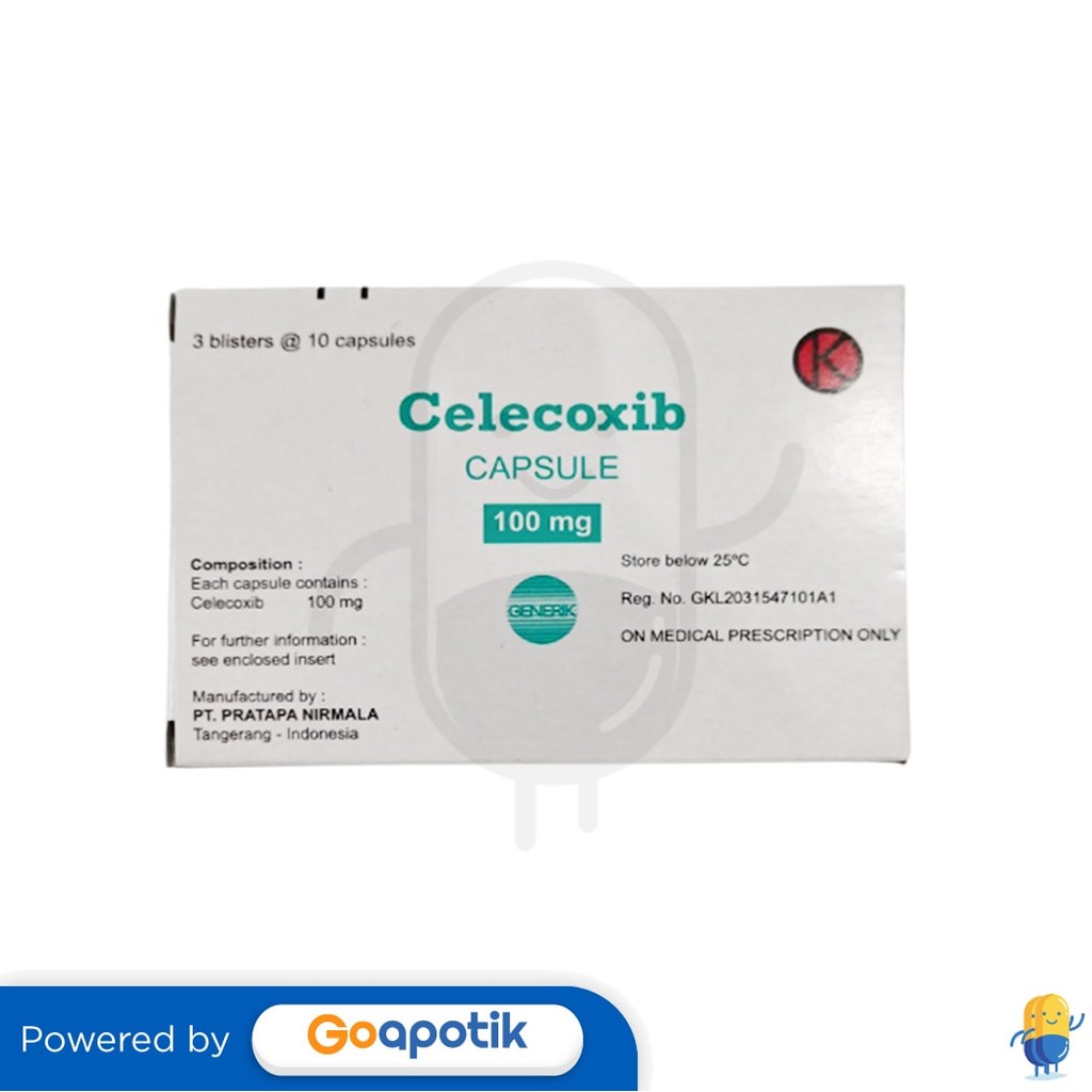 Celecoxib Pratapa 100 Mg Box 30 Kapsul