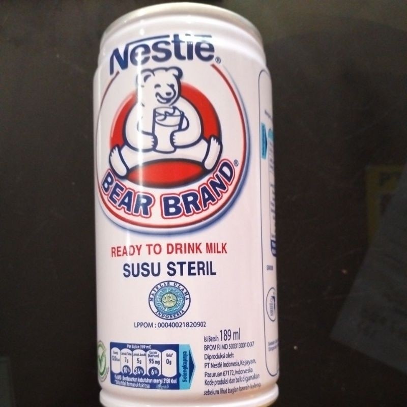 

susu bear brand 189ml