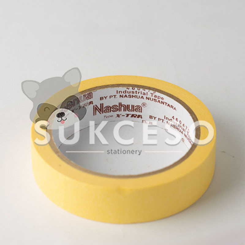 

Nashua Masking Tape 24mm x 21m (Tebal) / Isolasi Kertas Tebal