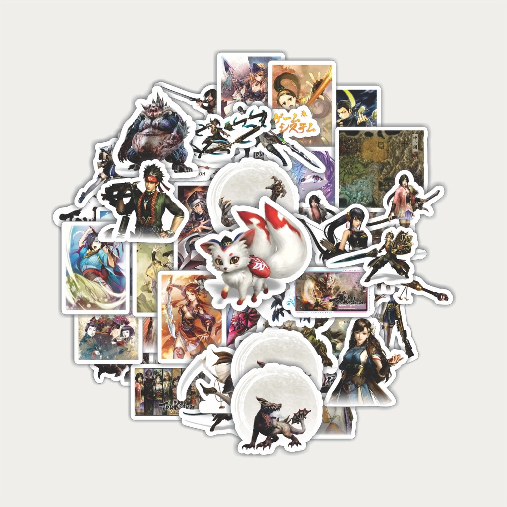 

Sticker Pack Stiker Game Series Toukiden Karakter Mix 1 | Sticker TUMBLR | Stiker LAPTOP KOPER HELM