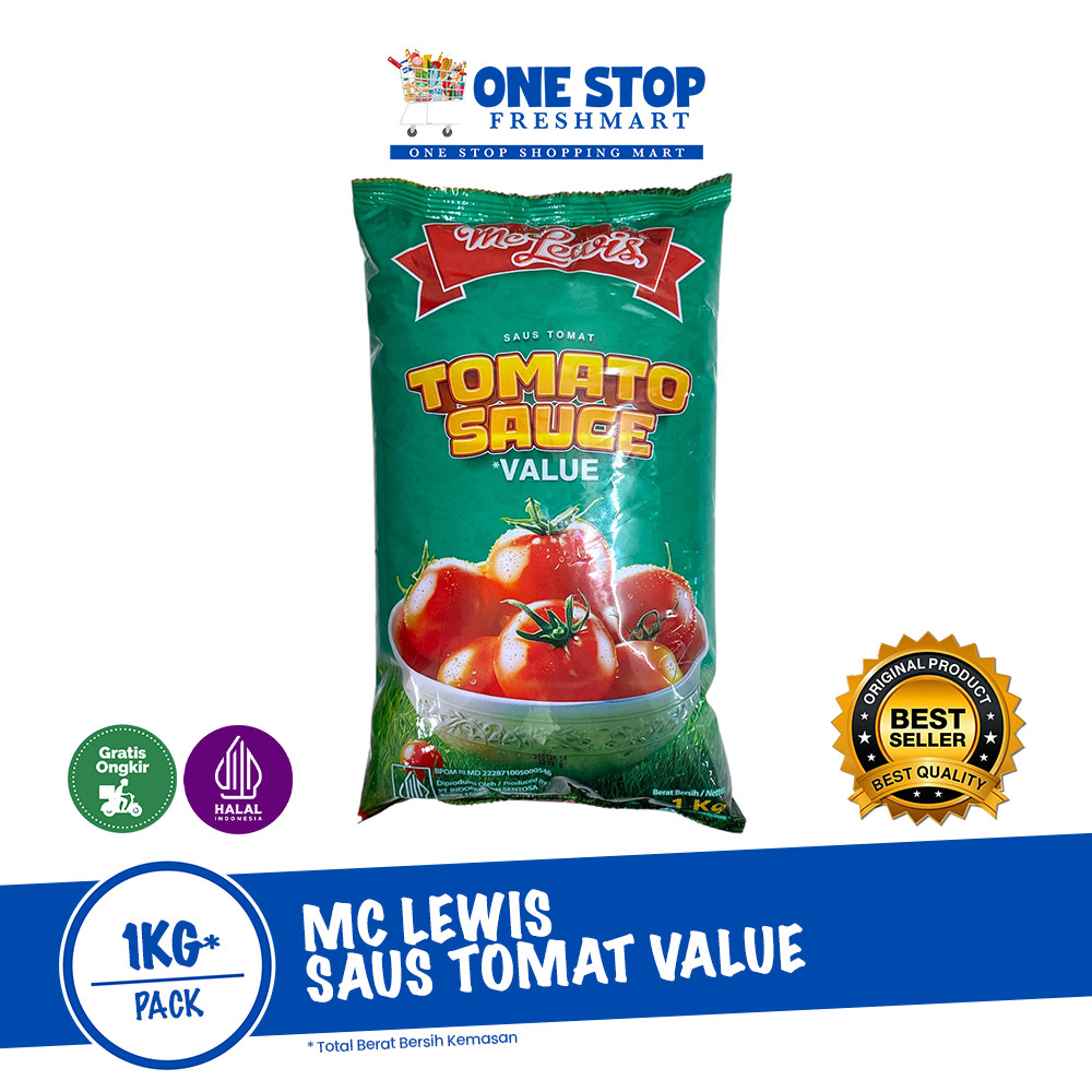 

MC LEWIS SAUS TOMAT VALUE 1KG