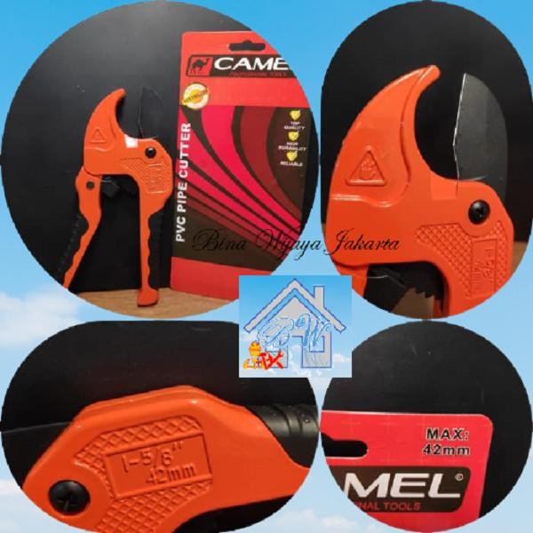 

READY Gunting Pipa Karet CAMEL PVC 42mm Pipe Cutter Pemotong