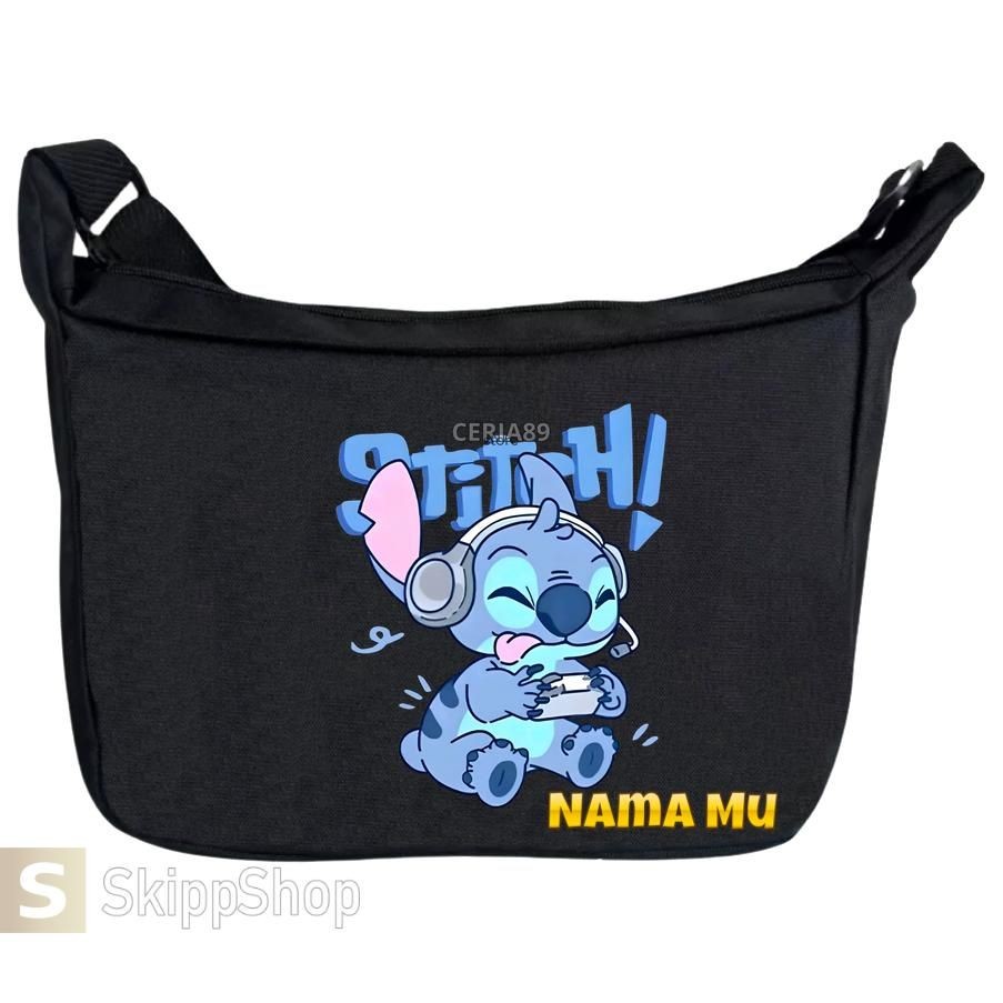 Tas Selempang Anak Tas Serut Anak Sekolah Tk Sd Gambar Stitch Tas Selempang Serut Anak Laki Laki Per