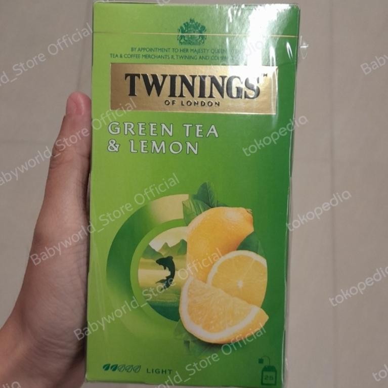 

Twinings Green Tea & Lemon Teh Celup Import ( 25 Bags )