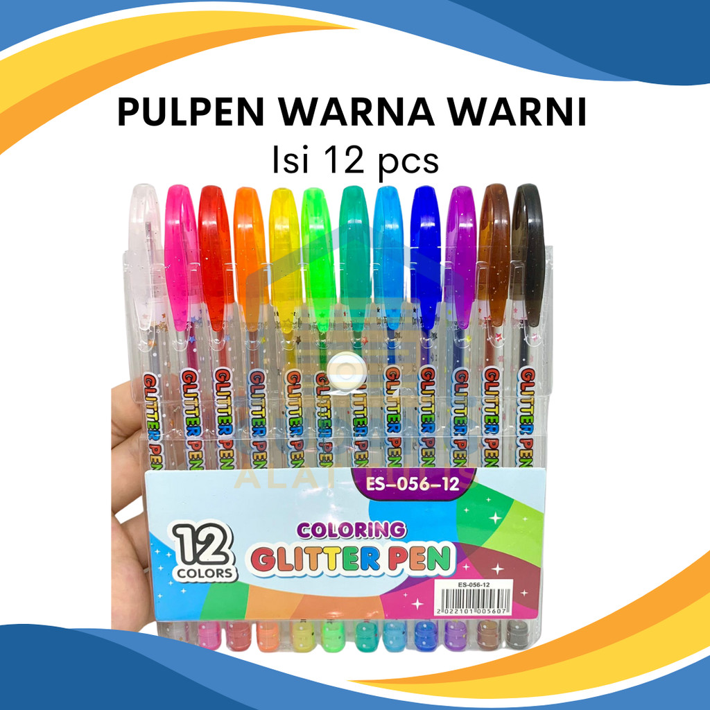 

PEN GEL GLITTER PELANGI BLINK BLINK 12 WARNA