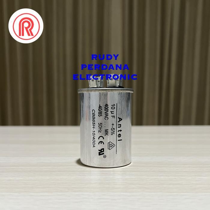 ZL99 KAPASITOR AC KULKAS GENSET ALUMINIUM PLAT BESI 10UF 400V 10 UF 400 VOLT CBB65