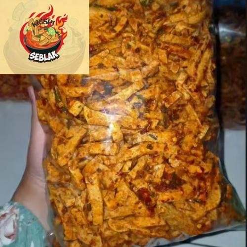 

(Seblak krispi) Basreng Pedas Daun Jeruk 1kg Renyah Extra Pedas Seblak