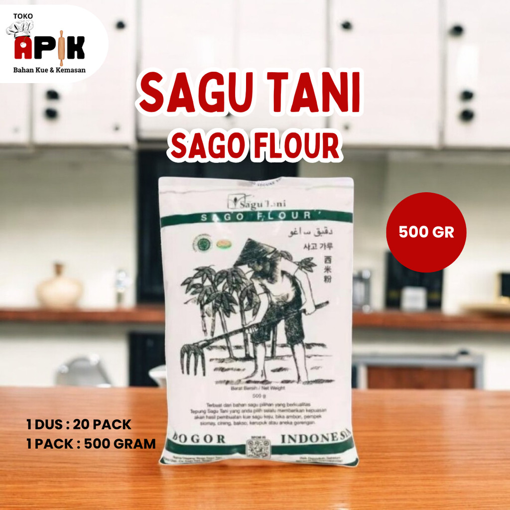 

SAGU TANI 500GR / TEPUNG SAGO FLOUR / BAHAN KUE
