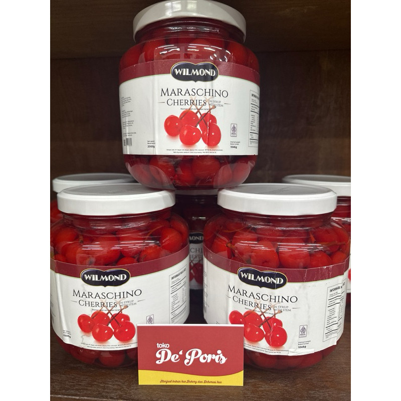 

Cherry Merah Tangkai Wilmond 1 jar