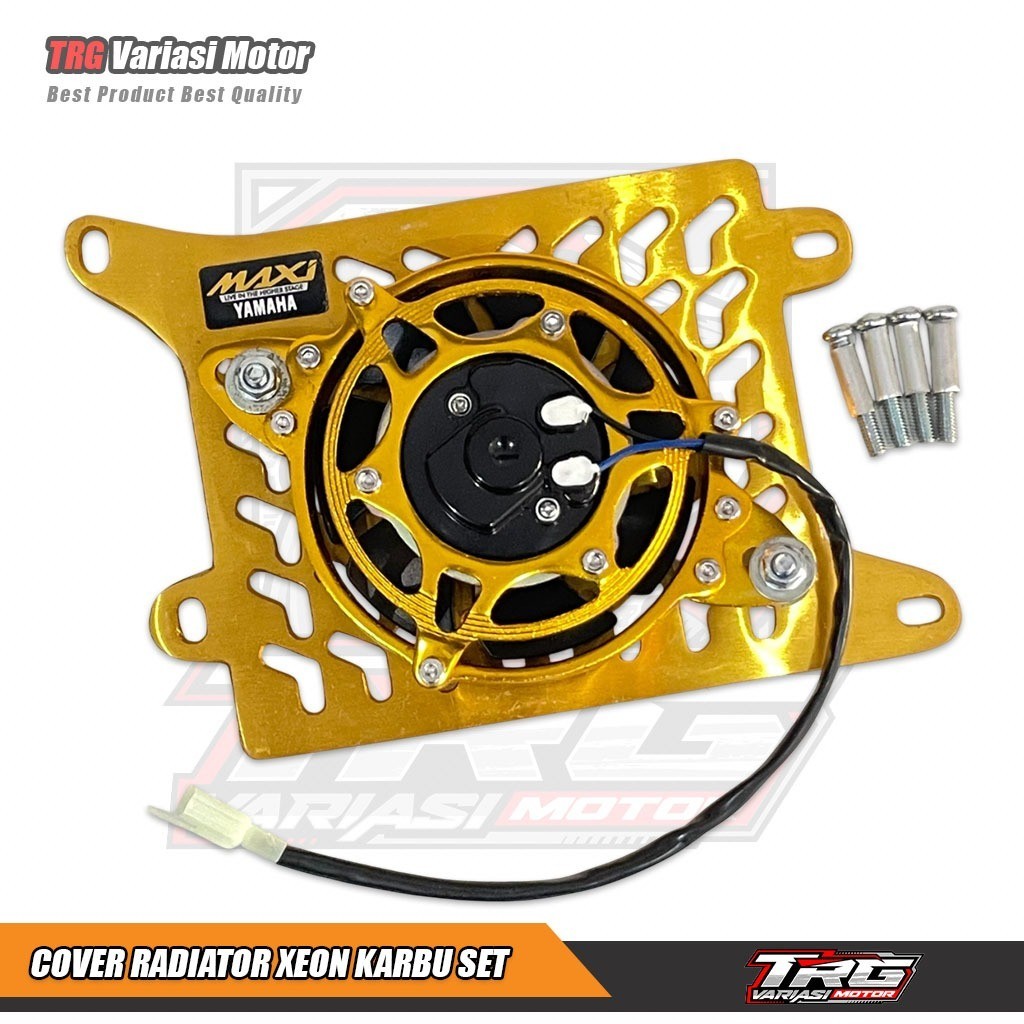 Cover Radiator Xeon Karbu Tutup Radiator Xeon Karbu Set Extra Fan