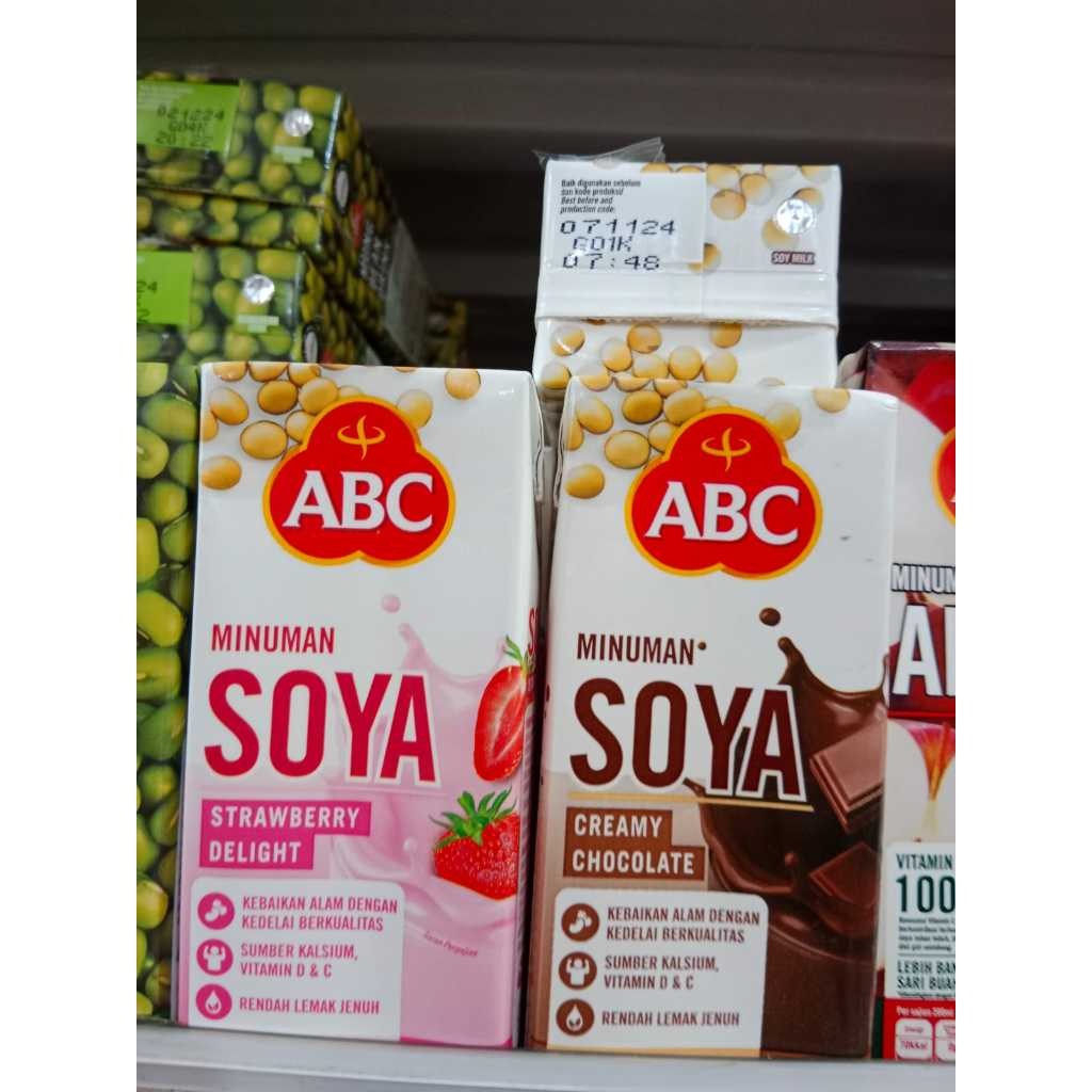 

ABC SOYA/SUSU KEDELAI 200ML ALL VARIANT - AMY
