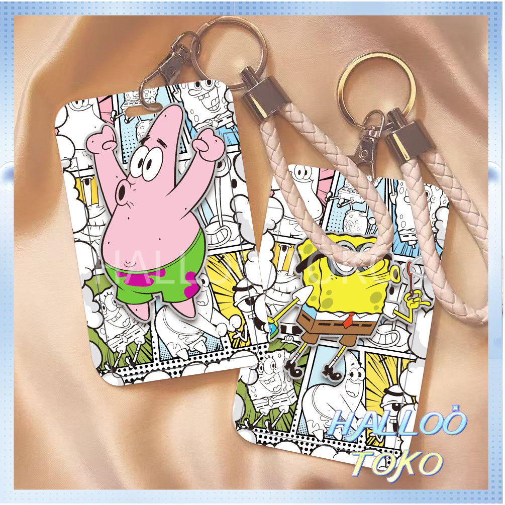 

ID CARD HOLDER MOTIF KAWAII TEMPAT KARTU PHOTOCARD PHOTO CARD Pelindung + SpongeBob Dan Patrick Star Yang Bergembira Berteriak