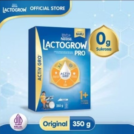 

susu nestle lactogrow PRO1+/ lactogrow 3plain susu anak 1-3 tahun box 350Gr untuk ank