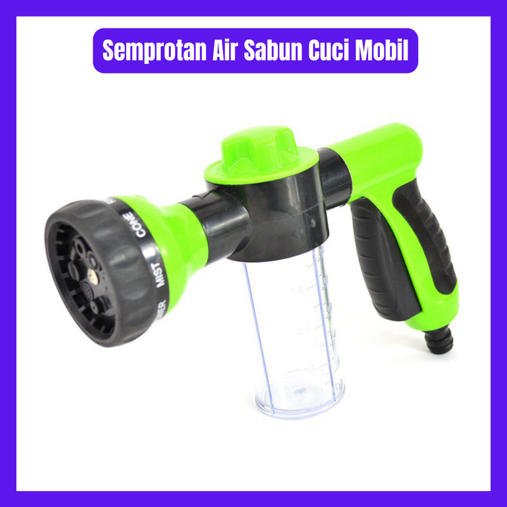 inovasi_tani-SEMPROTAN AIR WATER JET GUN DENGAN WADAH SABUN TEKANAN TINGGI Semprotan Air Sabun Cuci 