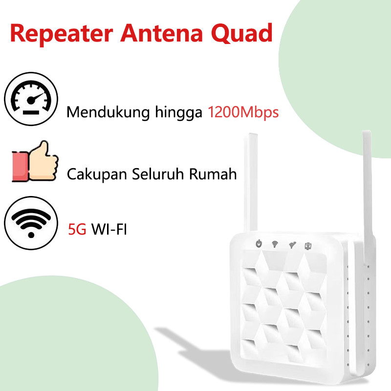 4 antena 1200Mbps penguat sinyal wifi /repeater/wifi repeater/router wifi/wifi extender/modem wifi/r