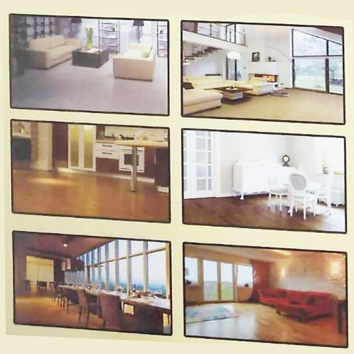 Kendo lantai Vinyl Flooring Korea (3mm) pvc kayu