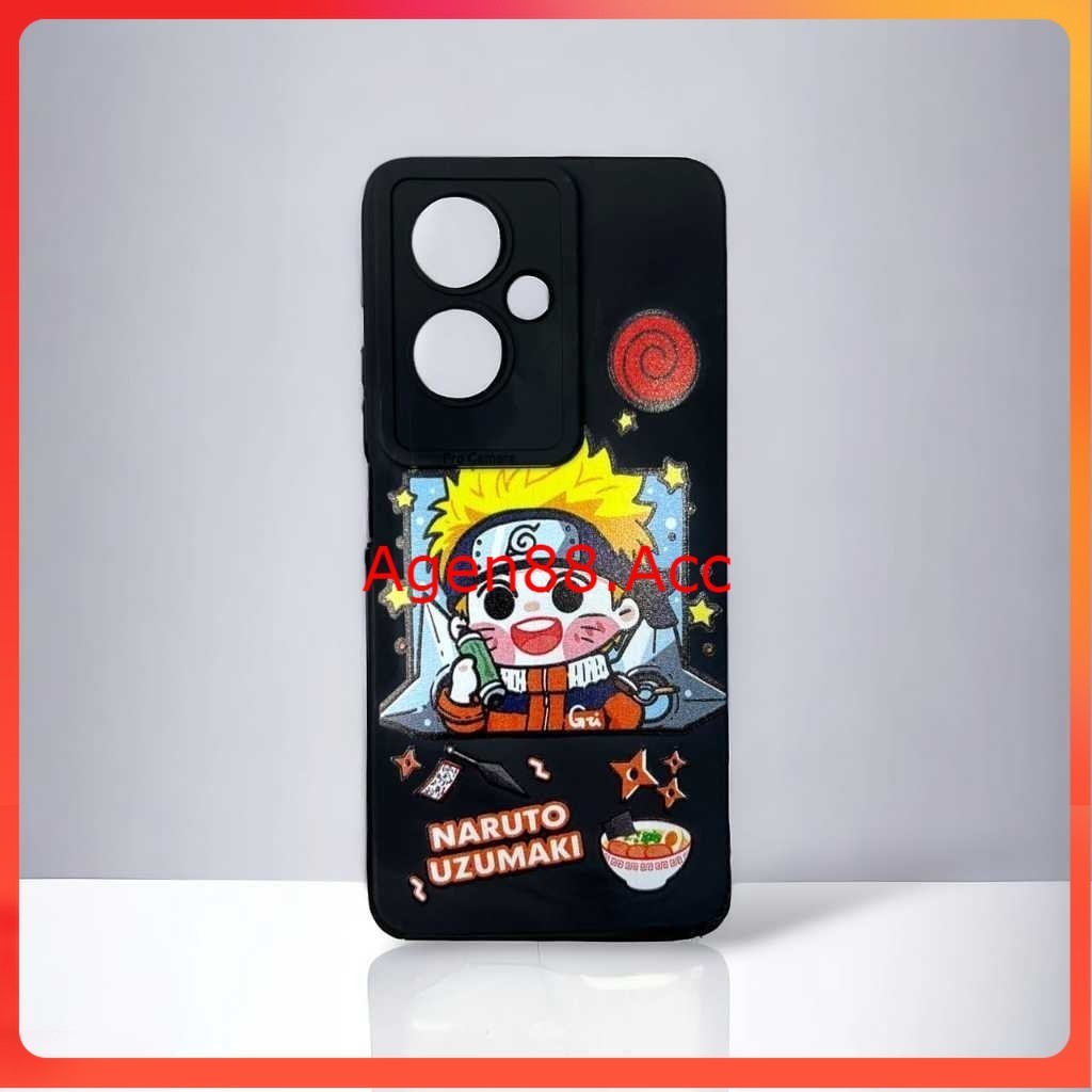 VIVO Y12 | Y15 | Y17 | Y17S CASE SILICONE CASING CORAK MOTIF GAMBAR NARUTO ONE PIECE DINO TOY STORY 