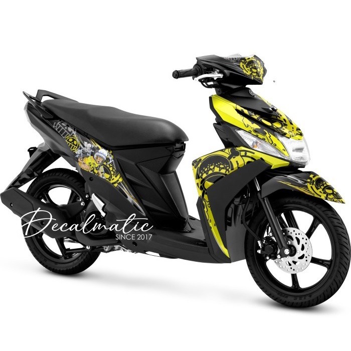 [Decal Anime] Decal Mio M3 Full Body Stiker Yamaha  Mio Z 125 One Piece Trafalgar