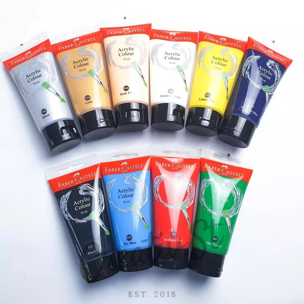 

PROMO - ACRYLIC COLOUR 30ML FABER-CASTEL ALL VARIAN / CAT AKRILIK/ PAINT 1183051- BIGSELLER