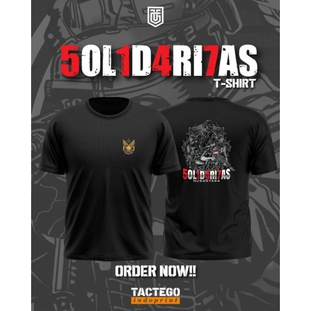 【COD】 KAOS 5OL1D4RI7AS 7 T-shirt