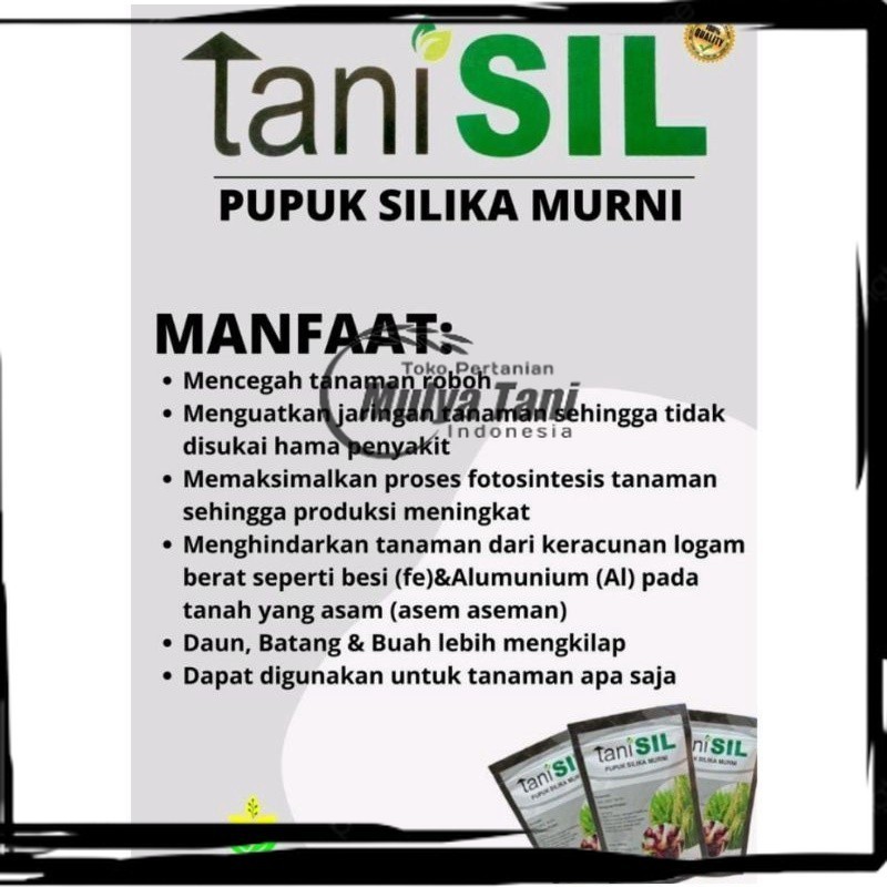 TANI SIL / TANISIL PUPUK SILIKA MURNI PUPUK SILIKA