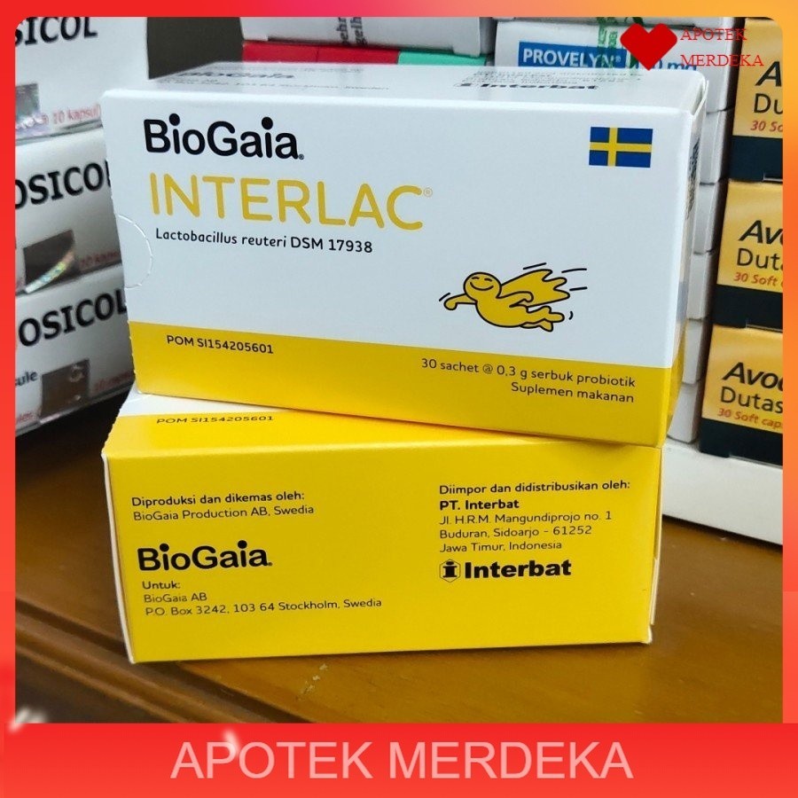 Interlac Sachet / Interlac Sachet untuk Bayi Obat diare Probiotics / Interlak