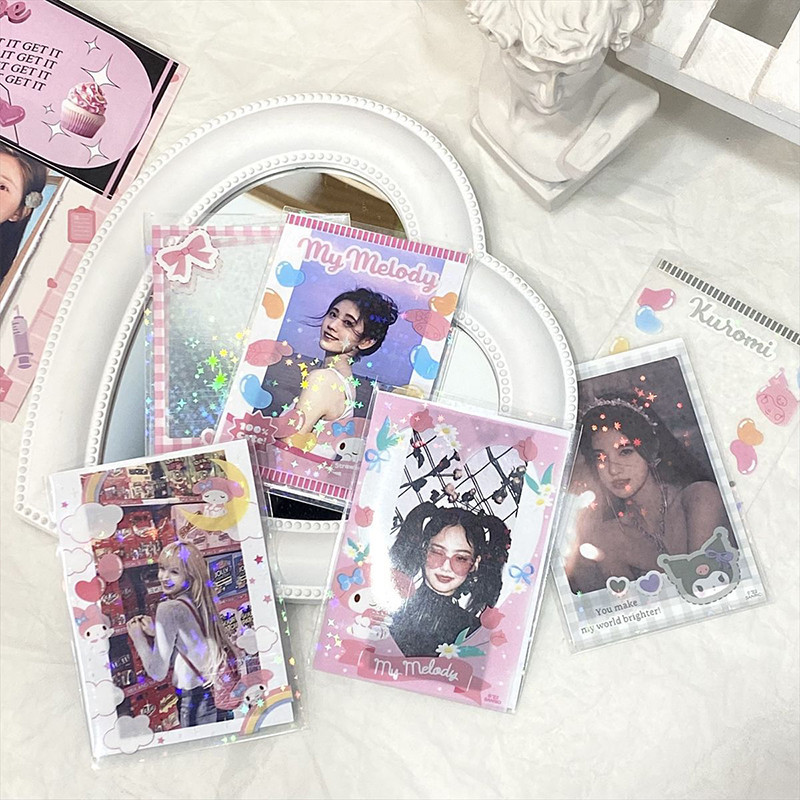 

✨COD 20PC Pelindung kartu Sanrio Pelindung kartu album Pelindung Kartu Kecil Polaroid-GI