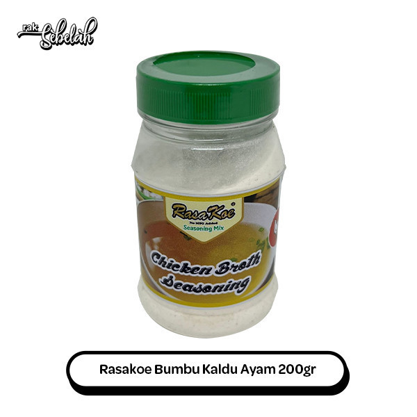 

RasaKoe Bumbu Masak Bubuk Kaldu Ayam 200g - Healthy Seasoning | No MSG | Tanpa Pengawet | Halal | Rak Sebelah