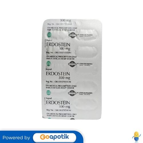 Erdosteine Etercon 300 Mg Strip 10 Kapsul