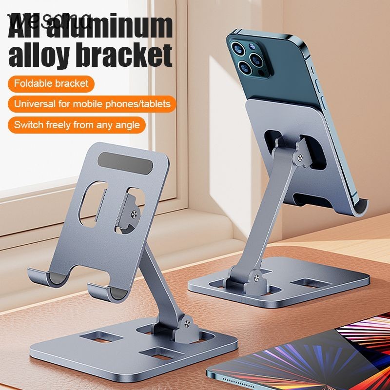 Stand Holder HP Tablet Berbahan Alloy Berkualitas Tinggi Folding Phone Stand Holder HP -WE