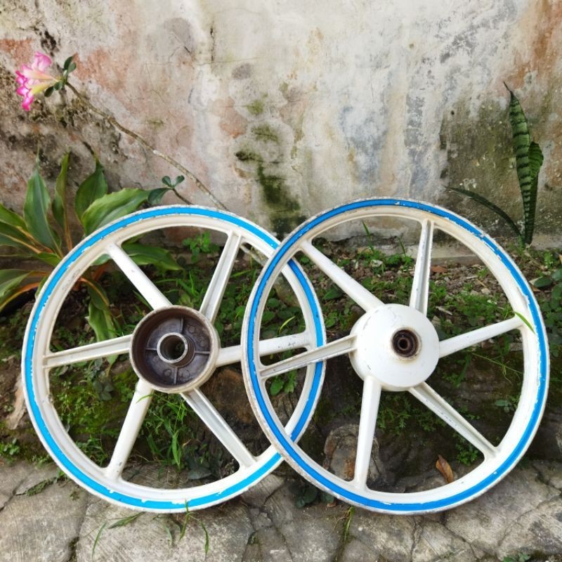 velg palang 6 depan belakang tromol