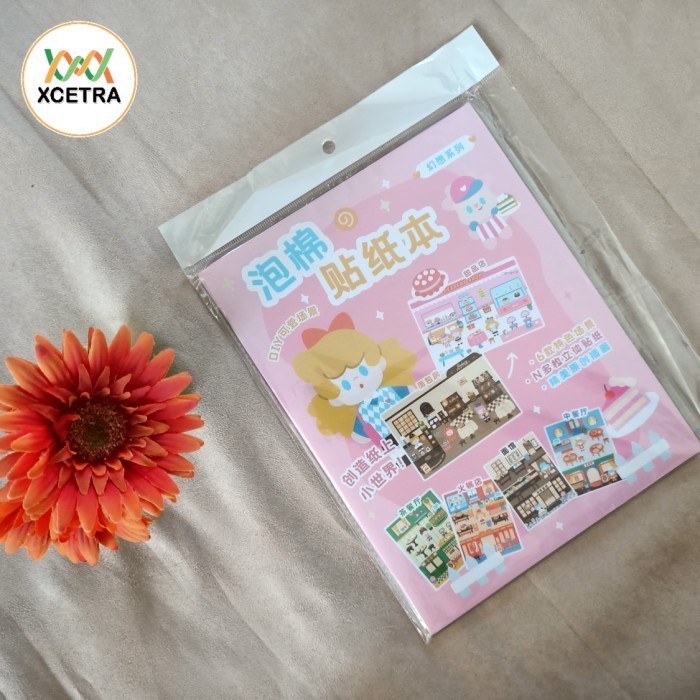 

Sticker Edukatif /shopping mall/Dessert shop/