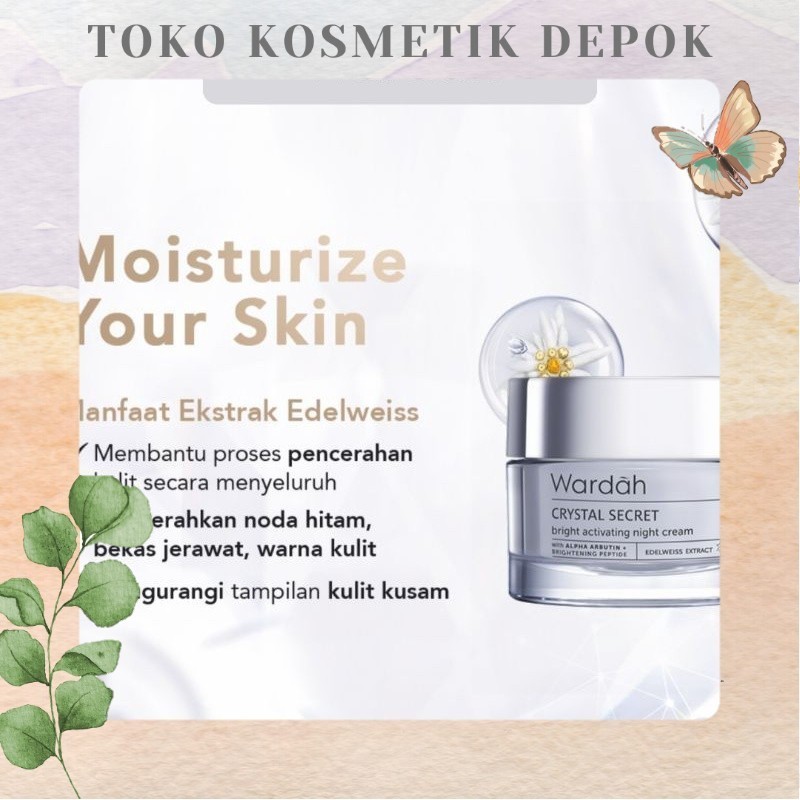 WARDAH CRYSTAL SECRET DAY AND NIGHT CREAM | day and night cream wardah