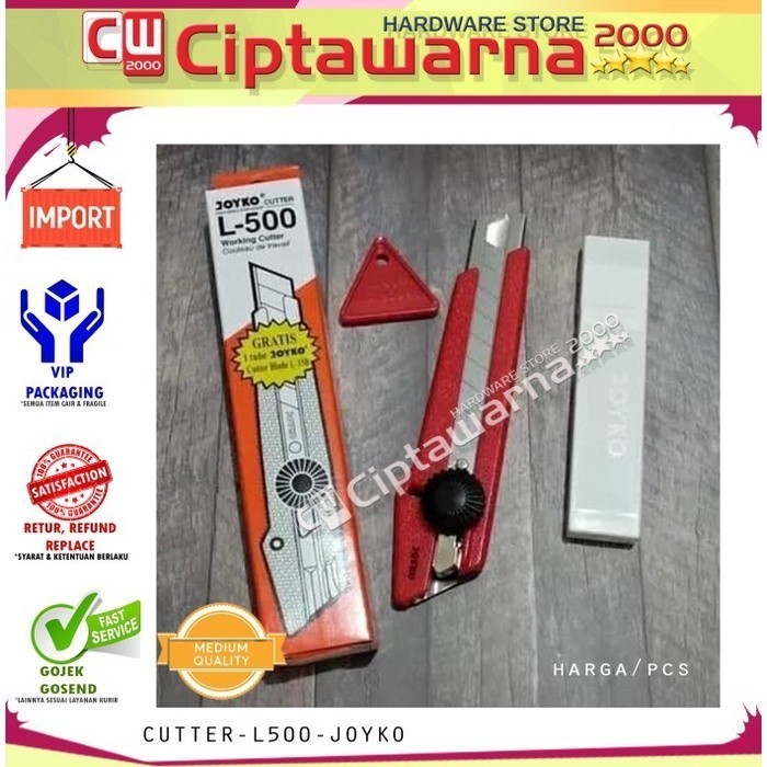 

Joyko Cutter Cuter Kater Besar L-500 L500 Pemotong serbaguna