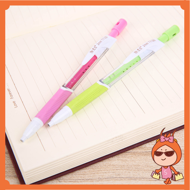 

Reseller Welcome - S6269 Alat Tulis Sekolah Pensil Mekanik Lucu / Mechanical Pencil Graphite Lead Automatic / Pensil Mekanik Warna Pastel