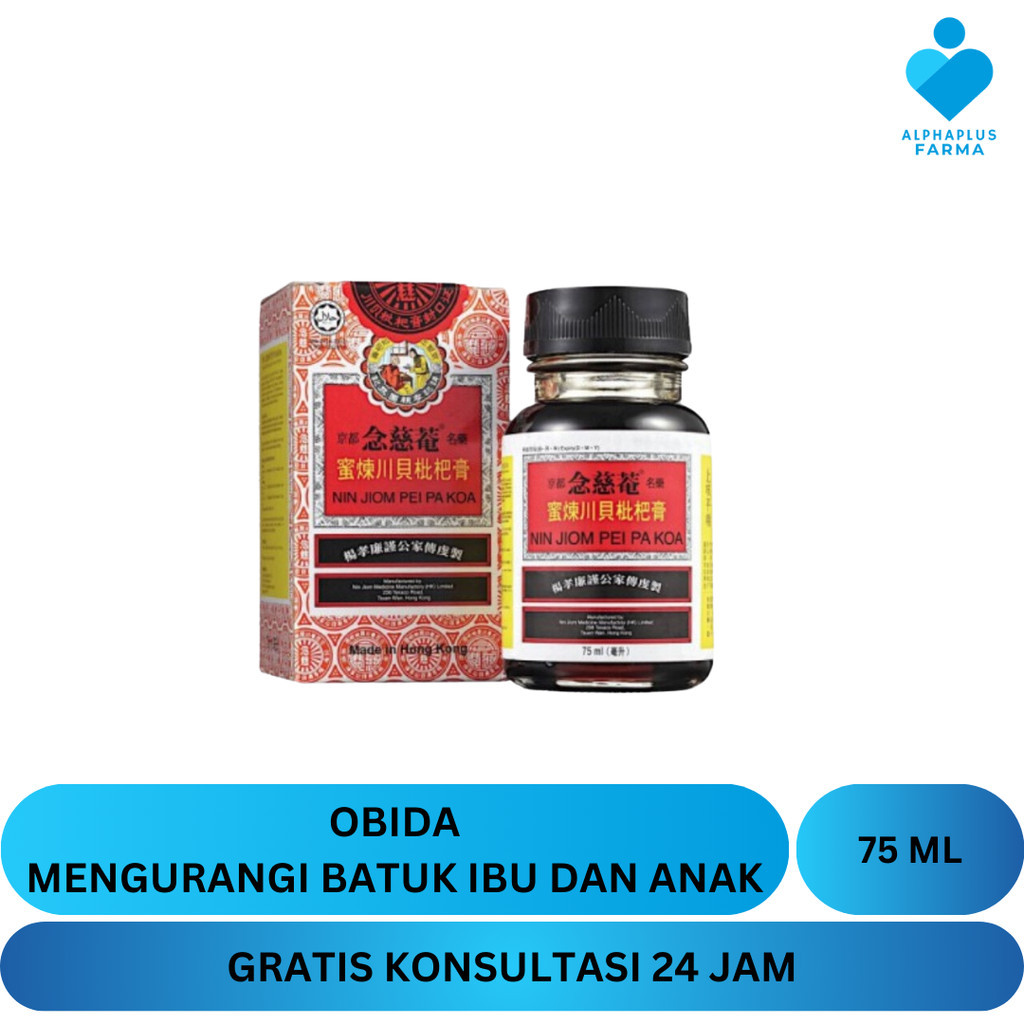 Obat Batuk Ibu dan Anak 75 ml / Obida / Obat batuk herbal