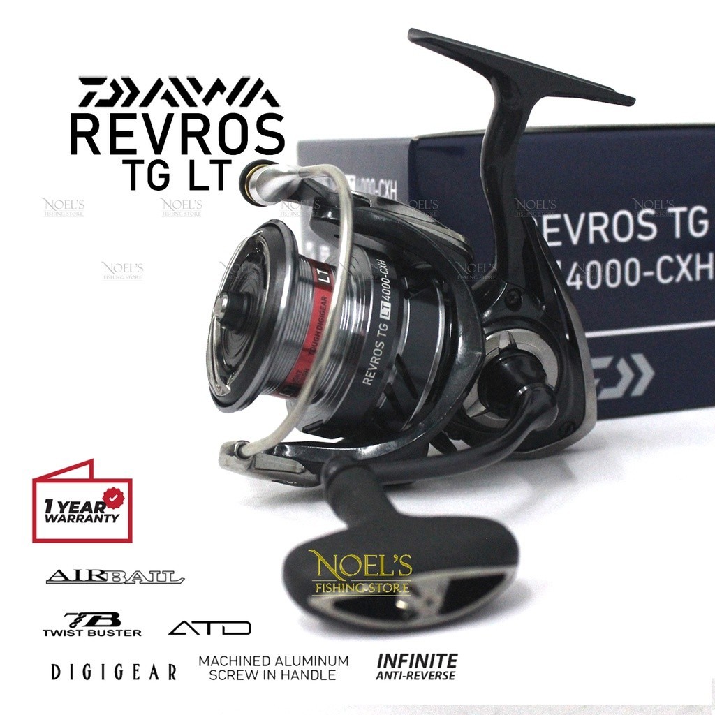 Reel Daiwa REVROS TG LT | Power Handle | Resmi | 1000 2000 2500 3000 4000 5000 6000