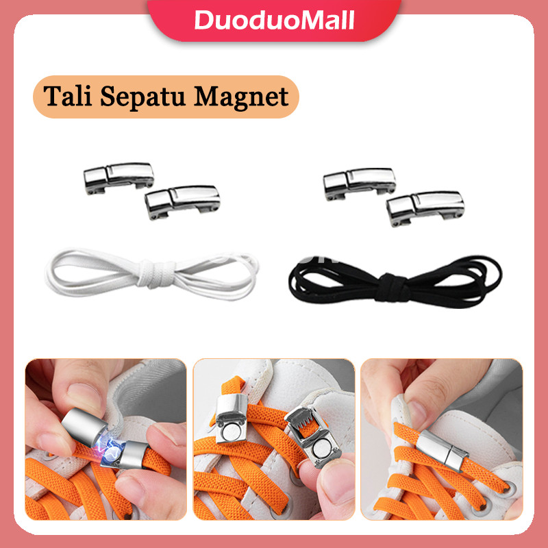 Tali Sepatu Elastis Magnet Simple / Tali Sepatu Magnet